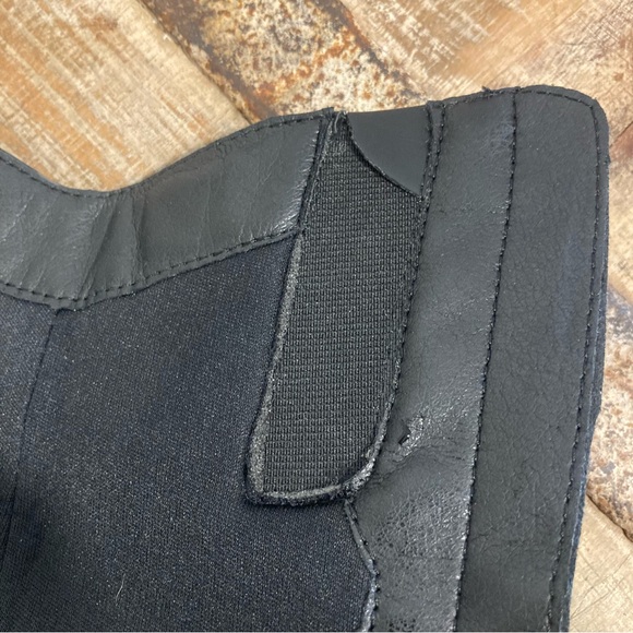 Frye and Co Black Faux Leather Boots Sheldon Size 7 - Picture 11 of 12